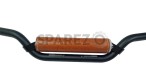 Royal Enfield Interceptor 650 Handlebar Brace Pad Tan Color Leather - SPAREZO